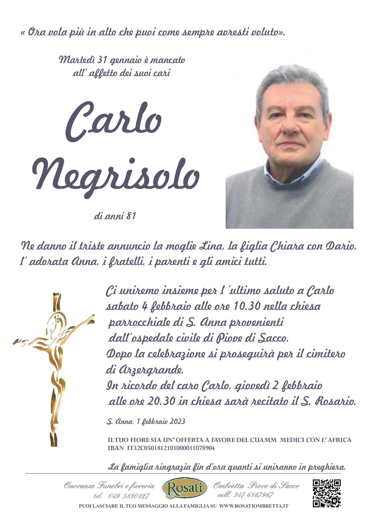 CARLO NEGRISOLO Rosati Ombretta